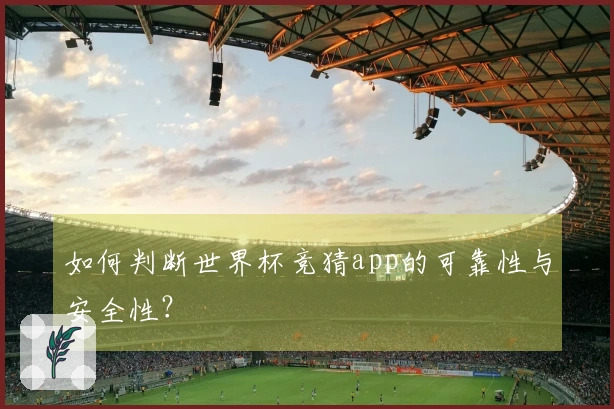如何判断世界杯竞猜app的可靠性与安全性？